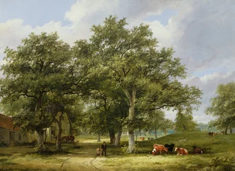 Weidende Rinder